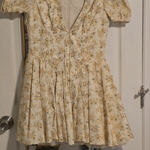 Floral Short Sleeve Dress